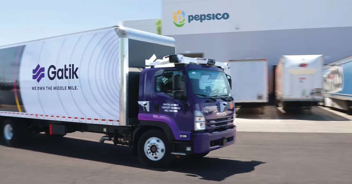 PepsiCo Agrees to Deploy More Autonomous Freight through Gatik Partnership