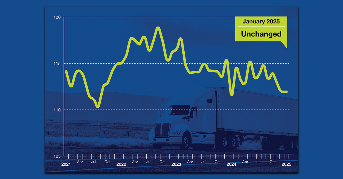 Truck Tonnage Unchanged in January